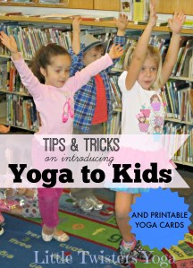 Group Tree Pose_Cover for Pinterest _Tips and Tricks for Introducing Yoga to Kids